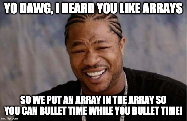 array in an array